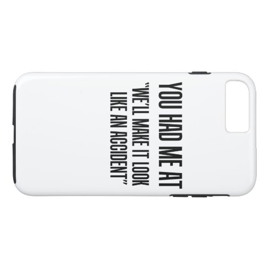 Je Had Me Bij Case-Mate iPhone Case (Achterkant (Horizontaal))