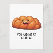 Je had me bij Challah Brood Hanukkah Joods Uitnodiging Briefkaart (Voorkant)