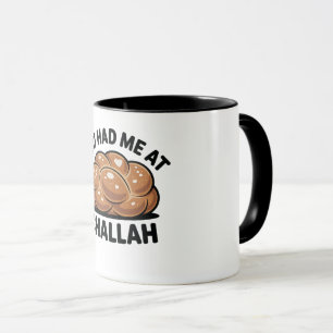 Je had me bij Challah Joods Joods Hanukkah  Mok