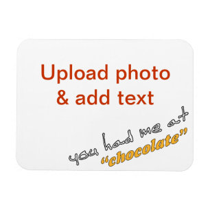 Je had me bij "chocolade" - DIY koelkast magneet