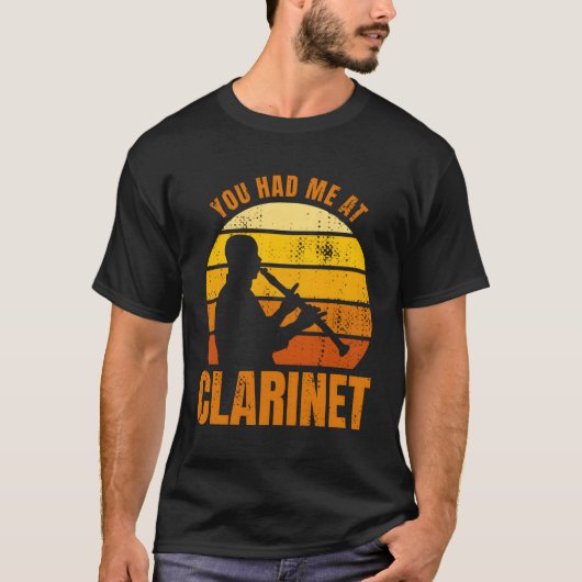 Je had me bij Clarinet T-shirt (Voorkant)