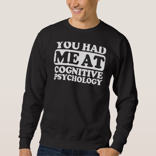 Je had me bij cognitieve psychologie trui (Voorkant)