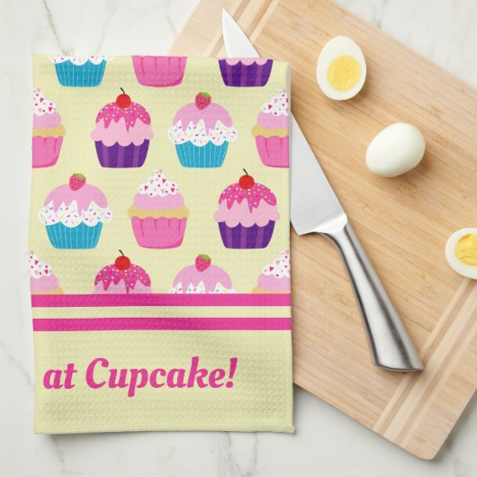 Je had me bij Cupcake Theedoek (Quarter Fold)