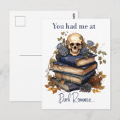 Je had me bij Dark Romance Briefkaart (Voorkant / Achterkant)