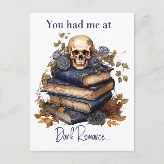 Je had me bij Dark Romance Briefkaart (Voorkant)