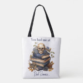 Je had me bij Dark Romance Tote Bag (Achterkant)