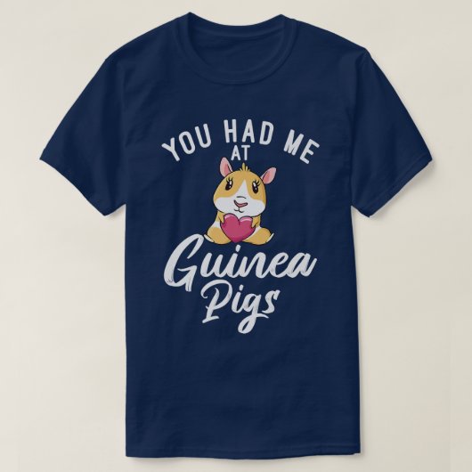 Je had me bij de Cute Guinee Pigs Premium T-shirt (Design voorkant)