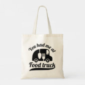 Je had me bij de voedseltruck tote bag (Achterkant)