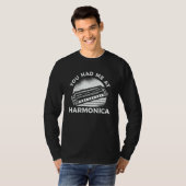 Je Had Me Bij Harmonica Harmonicist T-shirt (Voorkant volledig)