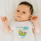 Je had me bij het dutje - Sleeping Sheep Romper