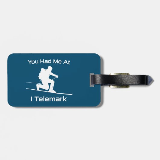 Je had me bij I Telemark Ski Bagagelabel (Achterkant horizontaal)