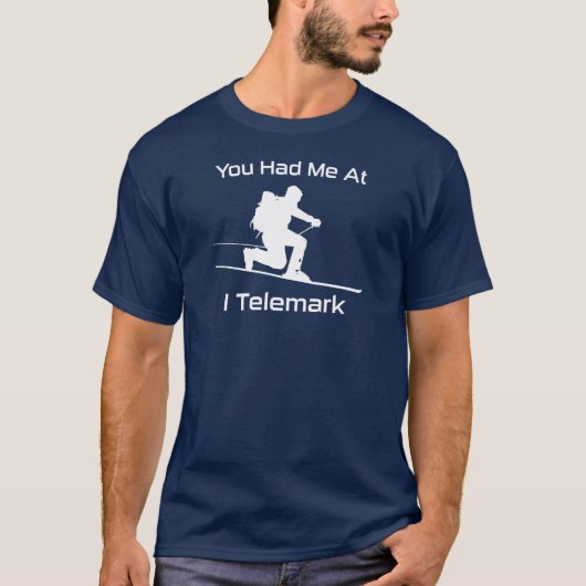 Je had me bij I Telemark Ski T-shirt (Voorkant)
