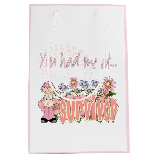 Je had me bij kanker overlevende medium cadeauzakje (Voorkant)