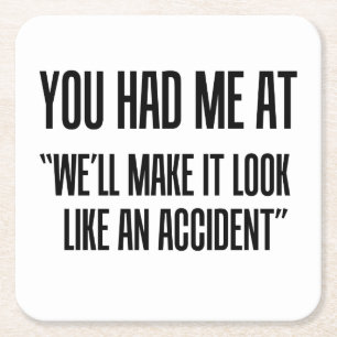 Je had me bij kartonnen onderzetters