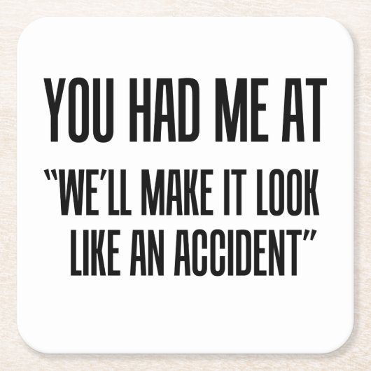 Je had me bij kartonnen onderzetters (Voorkant)