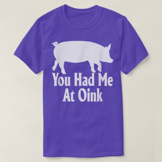 Je had me bij knor Funny Pig Lover kleding  T-shirt (Design voorkant)