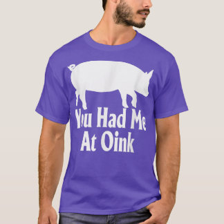 Je had me bij knor Funny Pig Lover kleding  T-shirt