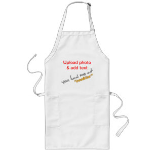 Je had me bij "koekjes" - "DIY Baking Apron" Lang Schort