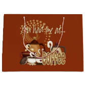 Je had me bij koffie groot cadeauzakje (Voorkant)