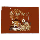 Je had me bij koffie groot cadeauzakje (Achterkant)