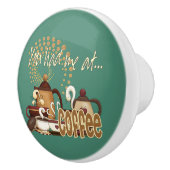 Je had me bij koffie keramische knop (Rechts)