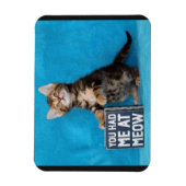 Je had me bij Meow Bengal Kitten Magneet (Verticaal)