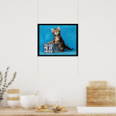 Je had me bij Meow Bengal Kitten Poster (Keuken)