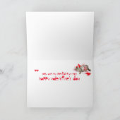 Je had me bij Meow Brown tabby Kitten Valentijn Feestdagen Kaart (Binnen)