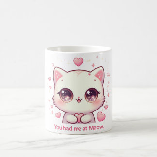 Je had me bij Meow Mok Schattige Kawaii Cat Coffee