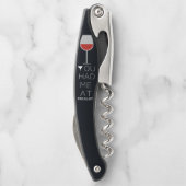 Je had me bij Merlot Wine Lovers Kurkentrekker (Achterkant)