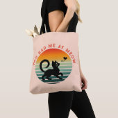 Je Had Me Bij Miauw Mooie Kat Tote Bag (Dichtbij)