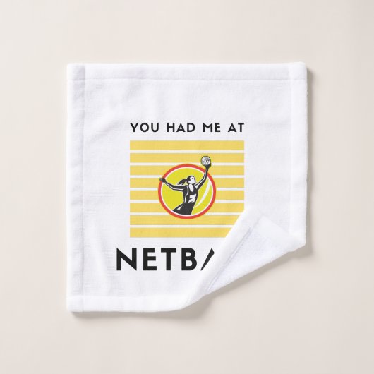 Je had me bij netball washandje (Wasdoekje)