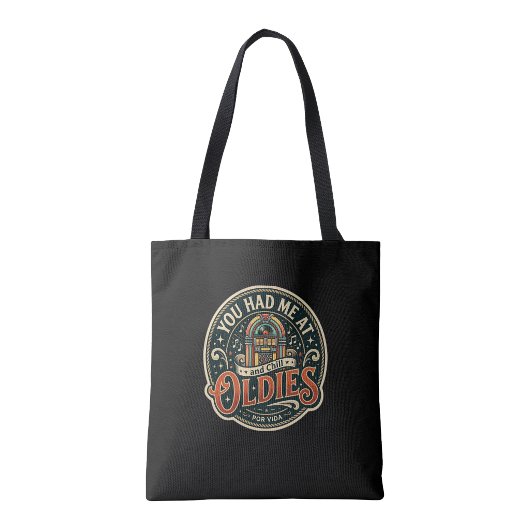 Je had me bij Oldies Tote Bag