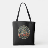Je had me bij Oldies Tote Bag (Achterkant)