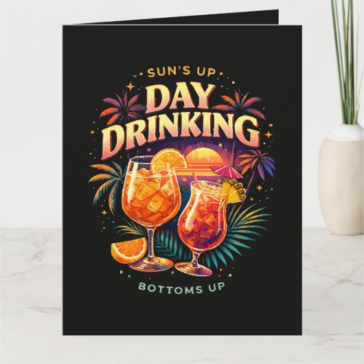 Je had me bij overdag drinken bedankkaart (Voorkant)