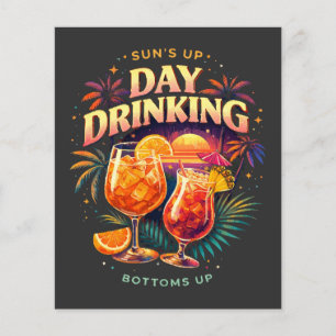 Je had me bij overdag drinken flyer