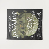 Je had me bij Party Time Survivor Wandkleed (Voorkant (horizontaal))