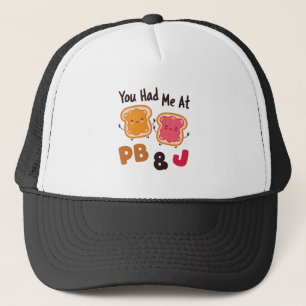 Je had me bij PB&J Peanut Butter en Jelly Trucker Pet