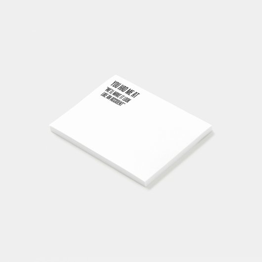 Je had me bij post-it® notes (Schuin)