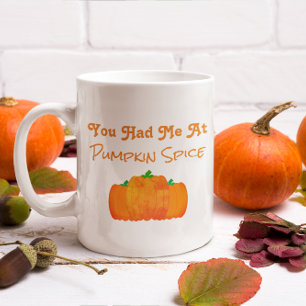 Je had me bij Pumpkin Spice Koffiemok
