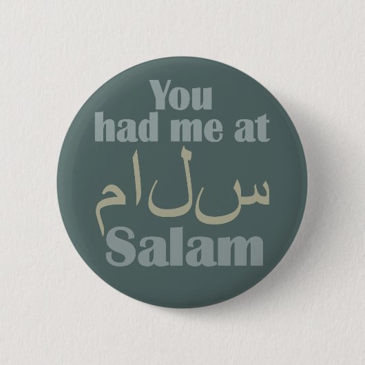 Je had me bij Salam knoppen Ronde Button 5,7 Cm (Voorkant)