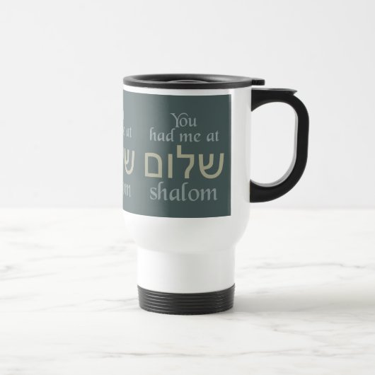 Je had me bij Shalom mokken (Rechts)