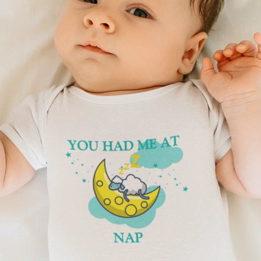 Je Had Me Bij Slaap - Slapende Schapen Romper