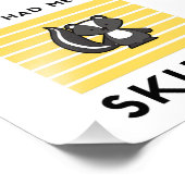 Je had me bij stinkdier. foto afdruk (Hoek)