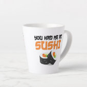 Je had me bij Sushi - Sushi-overs Latte Mok (Rechterhoek)