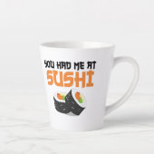 Je had me bij Sushi - Sushi-overs Latte Mok (Rechts)