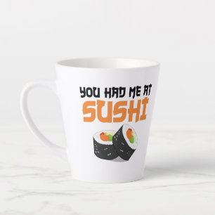 Je had me bij Sushi - Sushi-overs Latte Mok