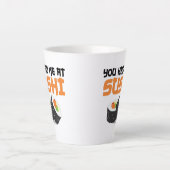 Je had me bij Sushi - Sushi-overs Latte Mok (Voorkant)