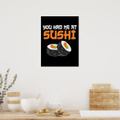 Je had me bij Sushi - Sushi-overs Poster (Keuken)