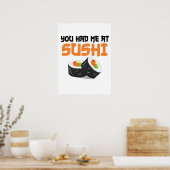 Je had me bij Sushi - Sushi-overs Poster (Keuken)